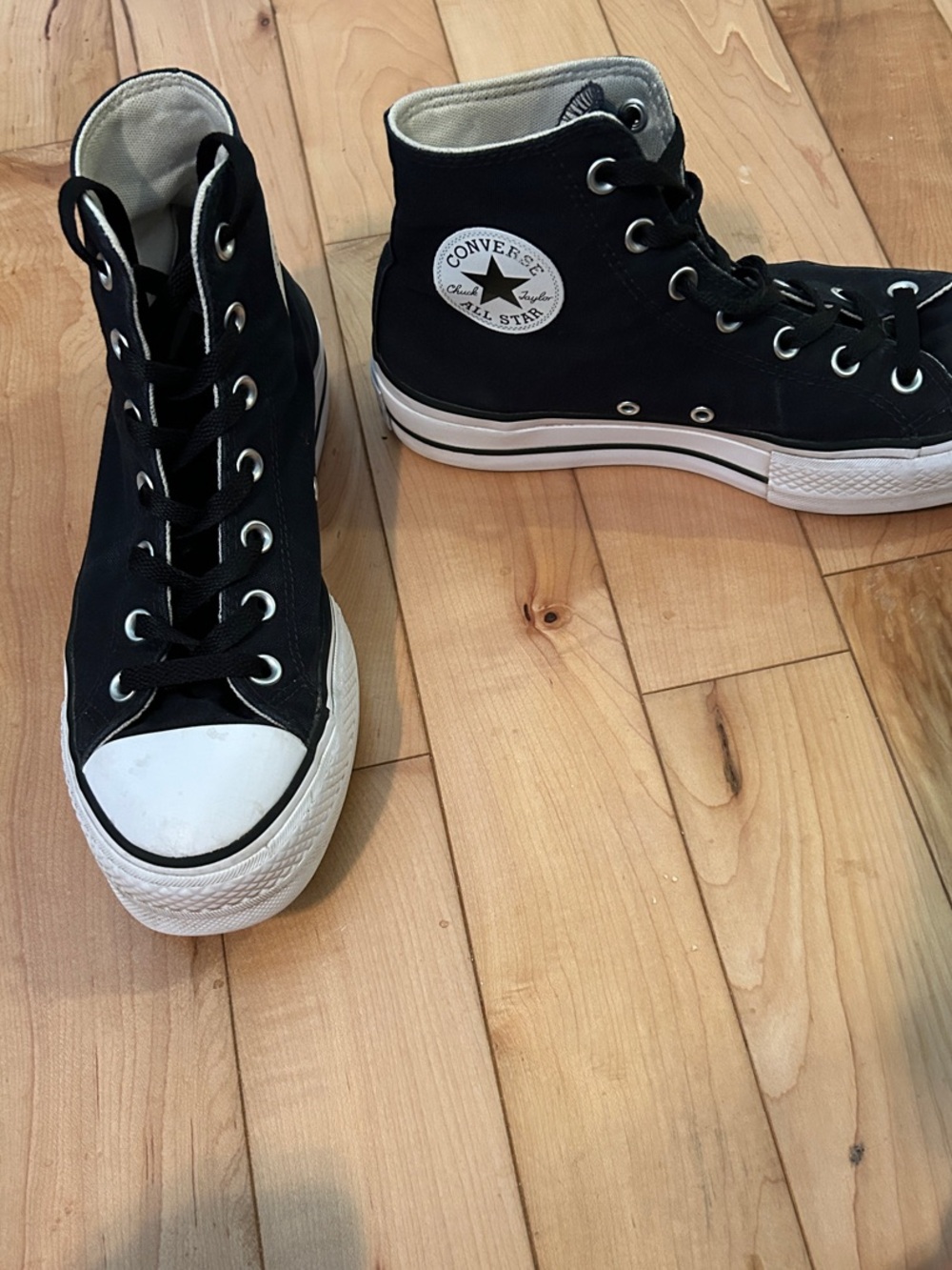 Converse High Top Sneakers - Black & White